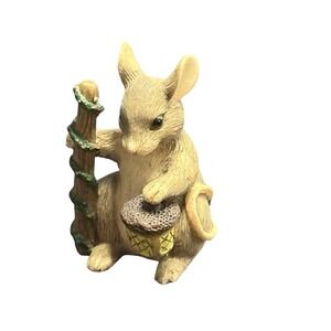 Vintage Christmas Mouse SILVESTRI CHARMING TAILS 2 in x 3 in